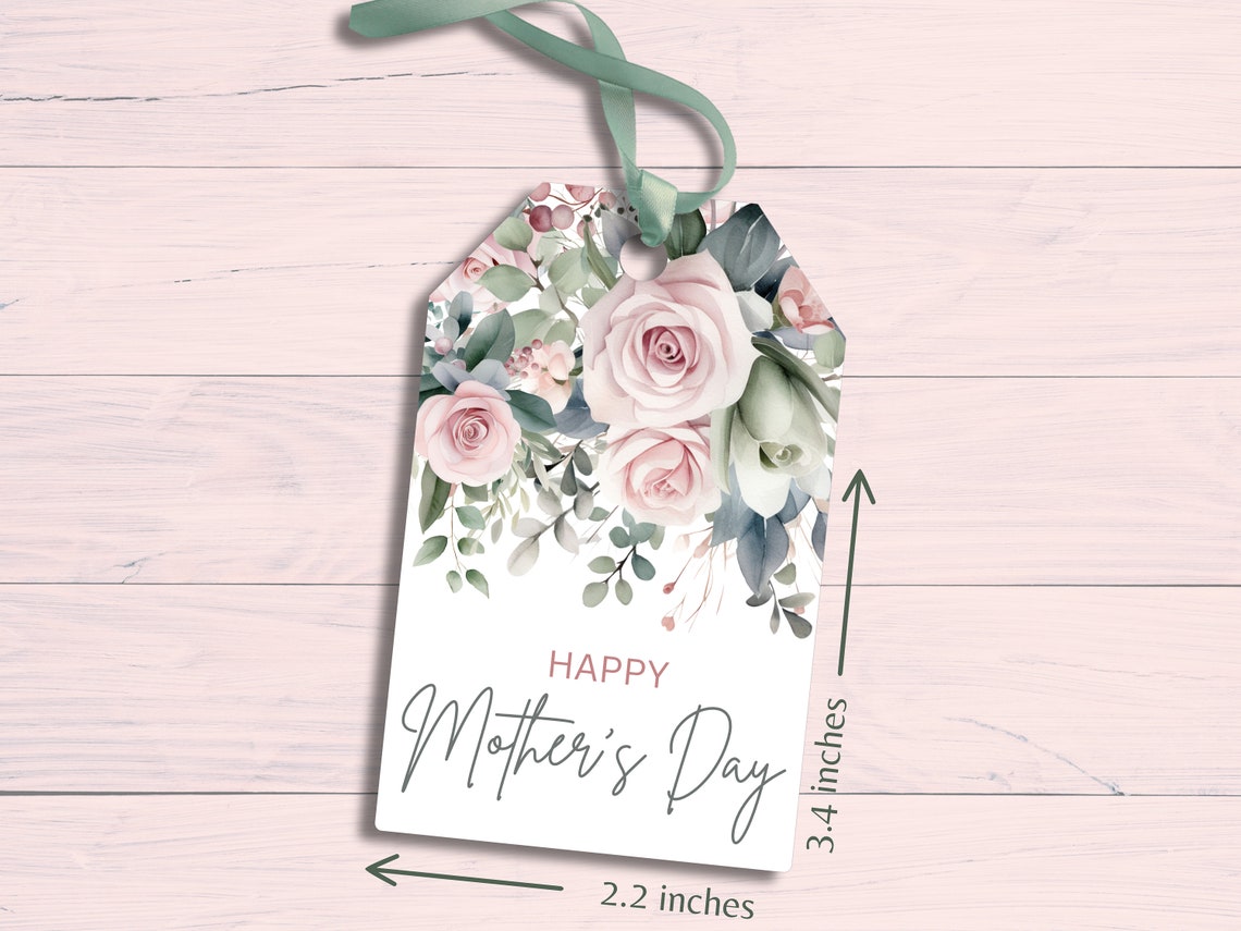 Mother's Day Gift Tag, Printable Gift Tag, Mother's Day Printable ...