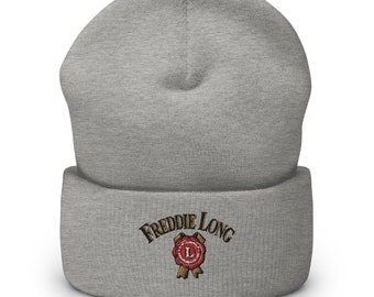 Freddie Long JB Logo, Heather Grey - Cuffed Beanie