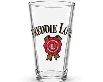Freddie Long JB Logo - Shaker Pint Glass (16oz)