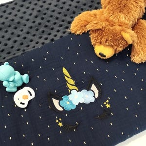 Baby blanket, baby winter blanket, comforter, embroidered blanket, personalized blanket, thick blanket.