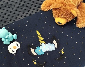 Baby blanket, baby winter blanket, comforter, embroidered blanket, personalized blanket, thick blanket.