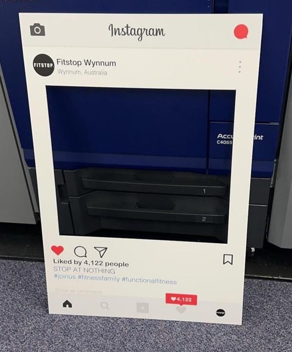 Printed Selfie Frame Prop: Party Photo Booth (600x900mm)