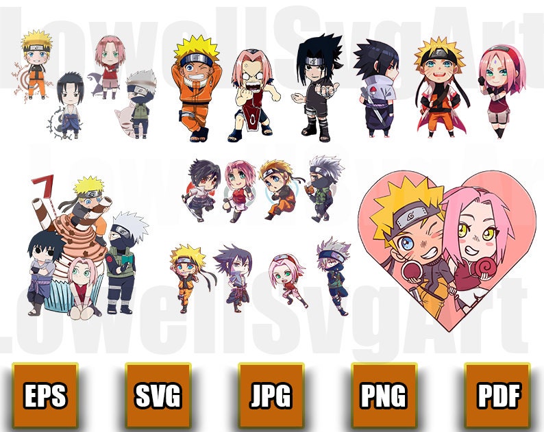 Anime Embroidery Naruto Chibi High Punch - A.G.E Store