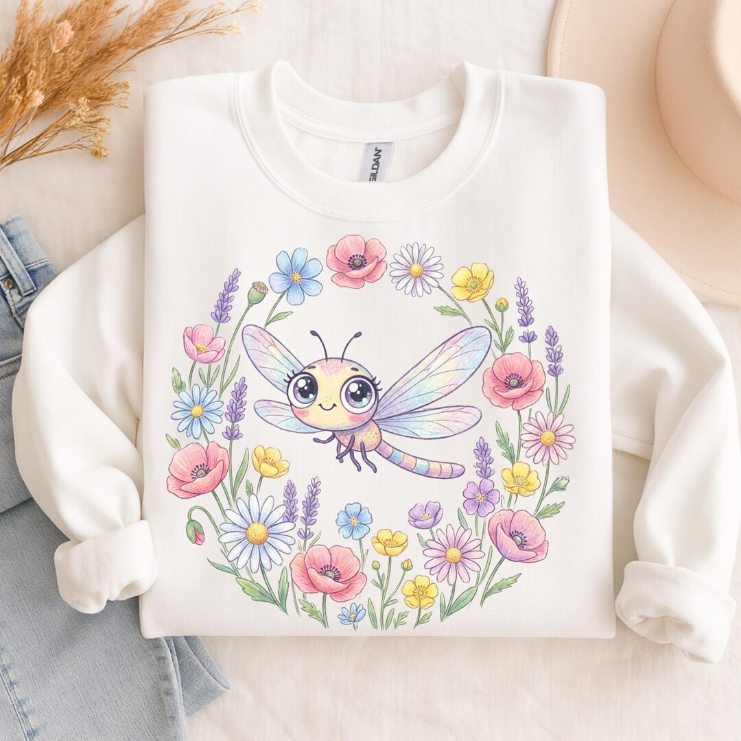 Floral Dragonfly Png , Sublimation Design , Digital Download ...