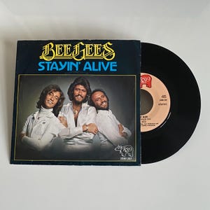 Bee Gees - Stayin’ Alive - vinyl single record - 1977