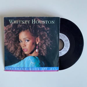 Whitney Houston - Greatest Love Of All - vinyl single record - 1985