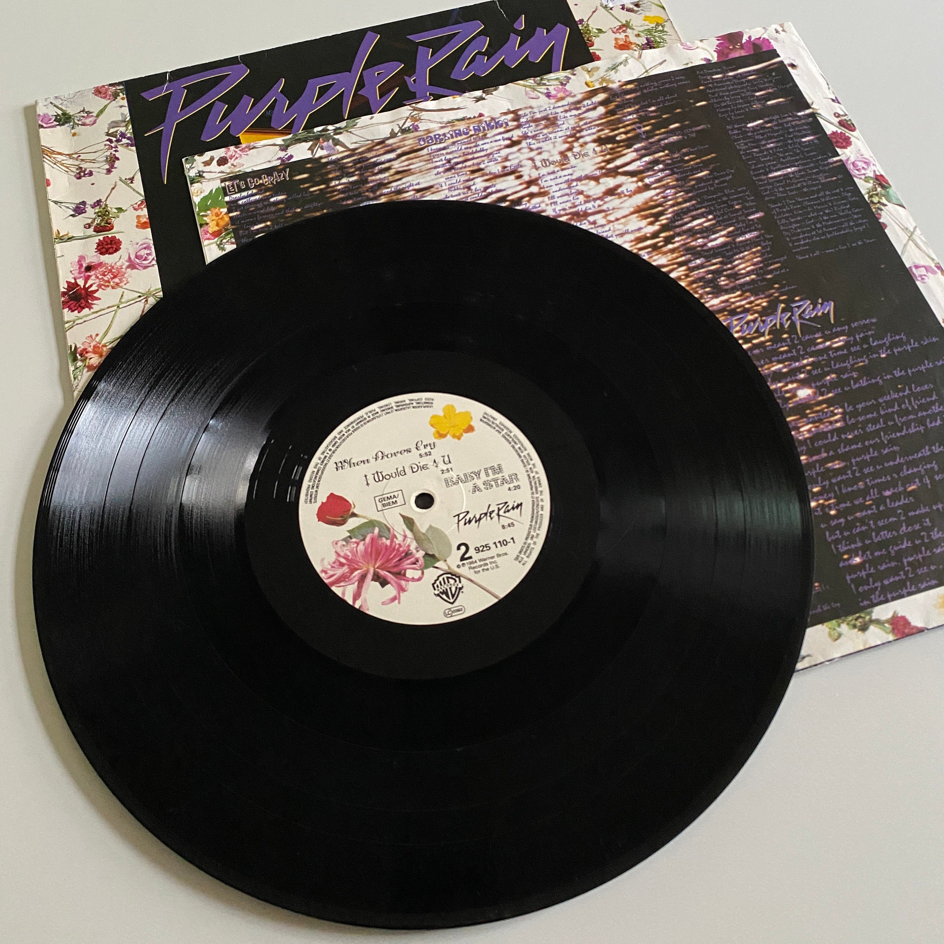 Prince Purple Rain Vinyl LP Record 1984 - Etsy