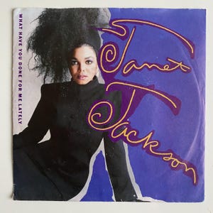 Janet Jackson - What Have You Done For Me Lately - vinyl single record - 1986