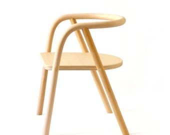 Mum and Dad Factory Handmade Rattan Kids Chair - Natural