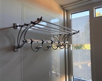 Vintage Wagon Coat Rack - French Train Coat Rack - Art Deco
