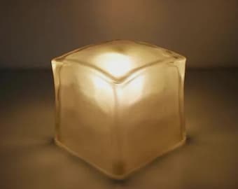 IKEA Vintage Iviken 90s Ice Cube Table Lamp