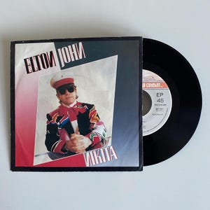 Elton John - Nikita - vinyl single record - 1985