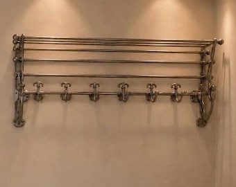 Vintage Wagon Coat Rack - French Train Coat Rack - Art Deco