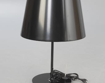 Vintage Ikea Kulla - metalen tafellamp zwart