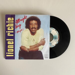 Lionel Richie - All Night Long - vinyl single record - 1983