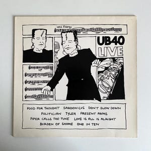 UB40 - UB40 Live - vinyl LP record - 1982