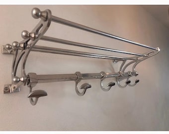 Vintage Wagon Coat Rack - French Train Coat Rack - Art Deco