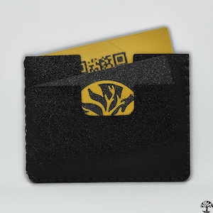 Cartera minimalista para hombre impresa en 3D - Negro
