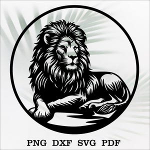 Lion SVG File, Lion Vector Images, Silhouette, Roaring Lion Face SVG Logo design, Leo svg ClipArt, Cut File for shirts, Digital download