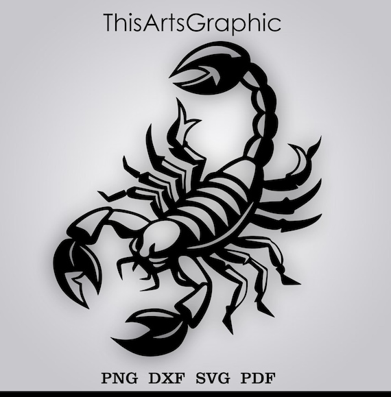 Scorpion SVG Clipart: Laser Cut File (digital Download) - Etsy Israel