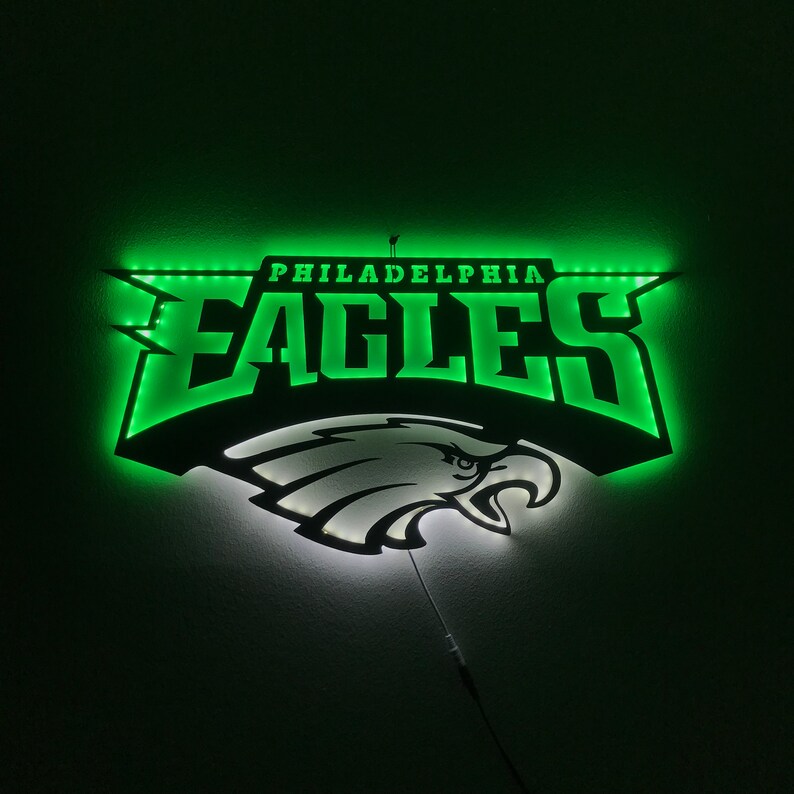 Philadelphia Eagles Sign Philadelphia Eagles Wall Decor Etsy