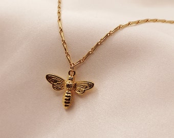 Bee Gold Charm Pendant