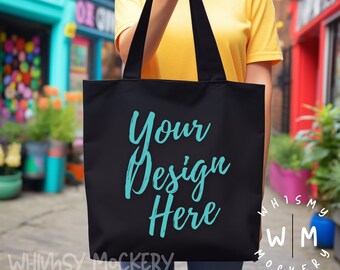 Tote Bag Mockup Black Canvas Mockup Blank Tote Bag Mockup Shopping Bag Mockup Bundle Tote Mockup Tote Bag Mock Up Black Tote Bag Mockup