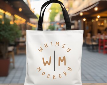 Natural Tote Bag Mockup, Tote Bag with Black Handles Mockup, Tote Bag Mock Up, Tote Mockup, Black Handle Bag Mockup, Canvas Tote Bag Mockup