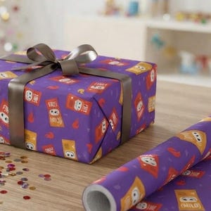 Taco Bell Gift Wrap, Hot Sauce Packet Paper, Matte Or Glossy Wrapping Rolls