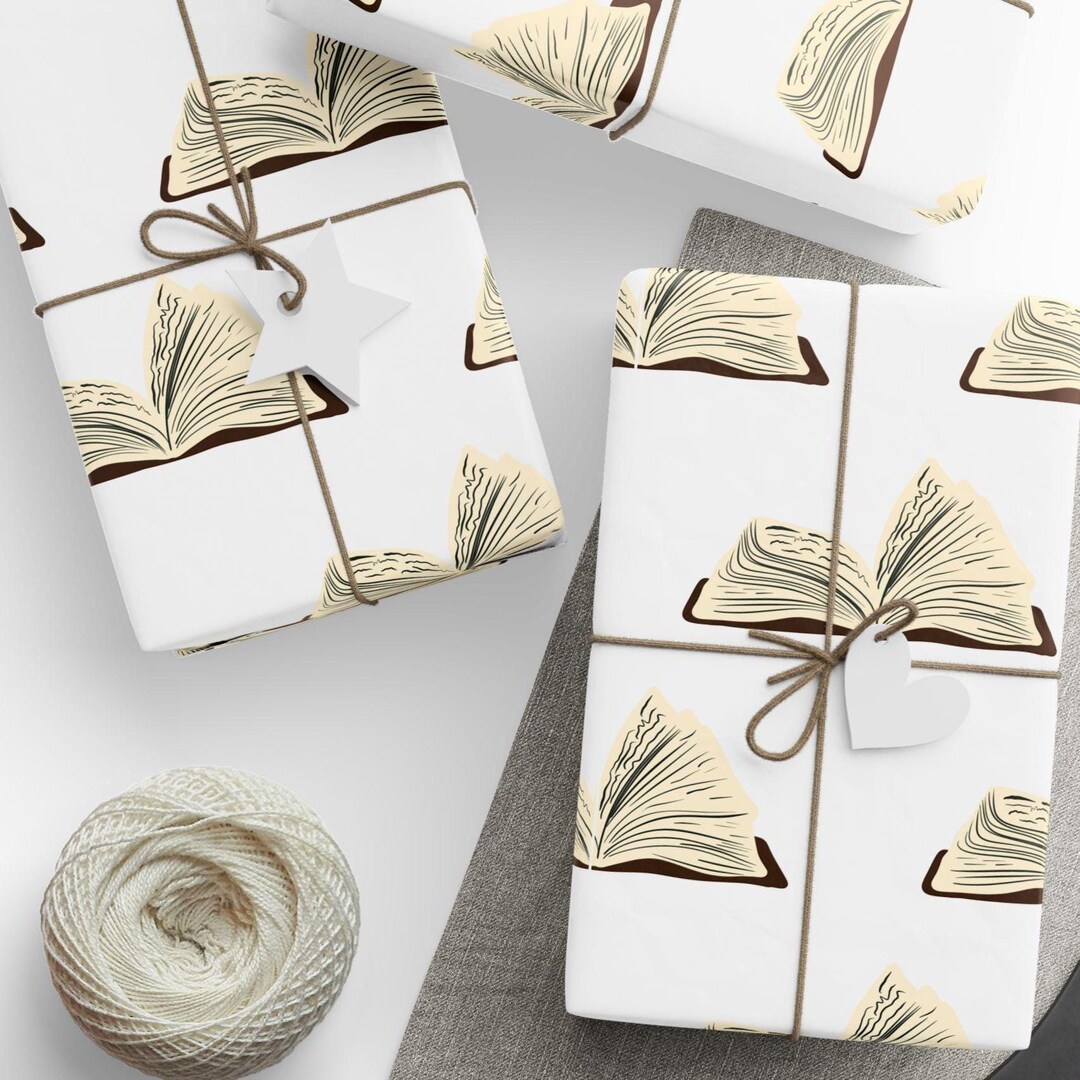 Bible Book Wrapping Paper: Religious Gift Wrap, Graduation ...