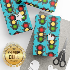 Papel de embrulho para semáforo, papel de embrulho para festa de trânsito, papel de embrulho para placa de trânsito, festa de trânsito infantil, rolo de papel de embrulho para semáforo, sinal de trânsito