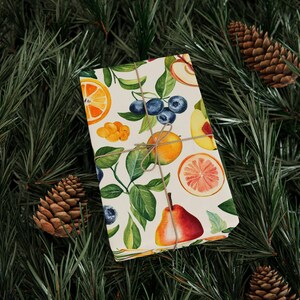 Colorful Fruit Wrapping Paper Roll For Birthday, Summer Party, Kitchen Hostess Gift And Baby Shower, Watercolor Gift Wrap