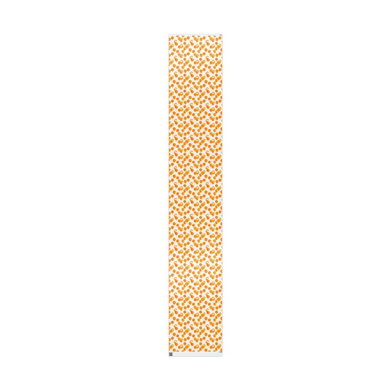 Orange Balloon Watercolor Birthday Wrapping Paper, Boys/Girls Birthday Gift Wrap, Balloon Orange and White Scrapbooking Paper image 2