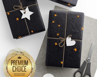 Constellation Wrapping Paper, Star Gift Wrap, Astrology Party, Space Gift Wrap, Night Stars Wrapping Paper, Outer Space Gift Wrap, wp100
