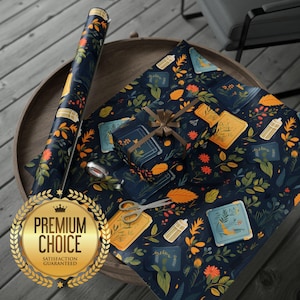 Rotoli di carta da regalo per passaporti Travel Lover - Carta da regalo per passaporti / Carta da regalo Travellust / Rotoli di carta da regalo per Natale / Compleanno