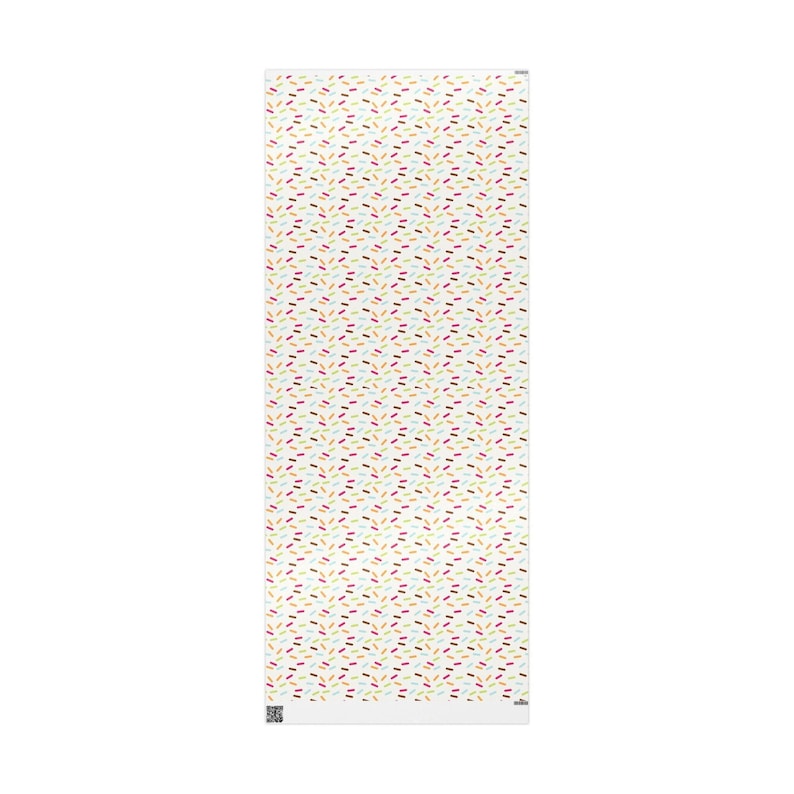 Papel de regalo con chispas, papel de regalo con chispas arcoíris, papel de regalo de verano, papel de regalo para fiestas de helados, rollos de papel de regalo con chispas imagen 2