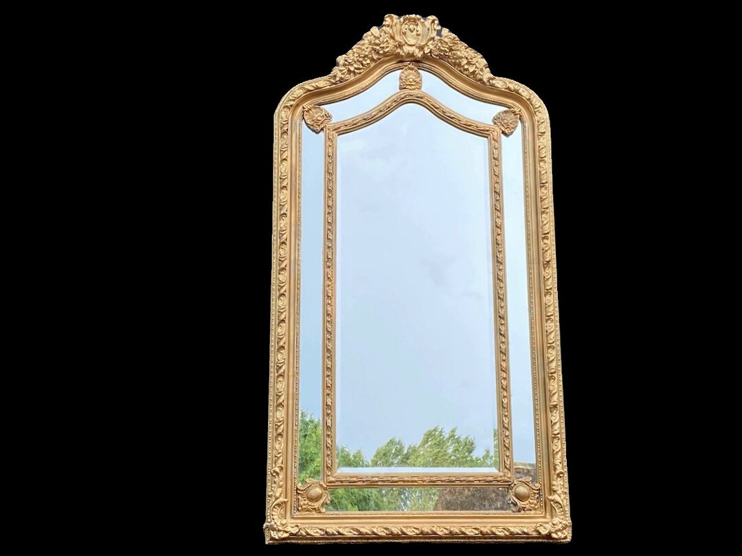 Vintage French Floor Mirror Full Length Louis XVI Etsy