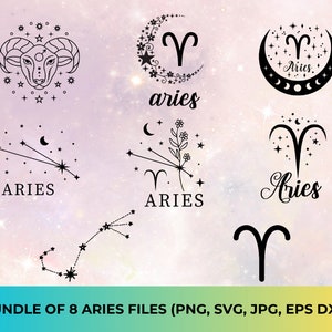 Aries Sign Svg, Zodiac Sign, Aries Astrological Symbol SVG, Aries, Horoscope Design, Zodiac Art, Aries Symbol, png, jpg, svg, eps, dxf