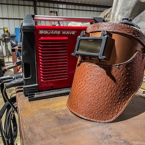 Leather Welding Helmet Template