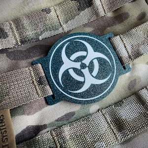 Tactical Molle Tag/Patch - Bio Hazard Symbol