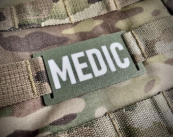 Etiqueta/Patch Molle Tático - Médico