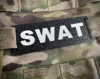 Taktisk Molle-etikett/tygmärke - SWAT - Specialvapen och taktik