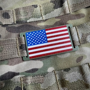 Tactical Molle Tag/Patch - USA Flag
