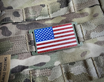 Tactical Molle Tag/Patch - USA Flag