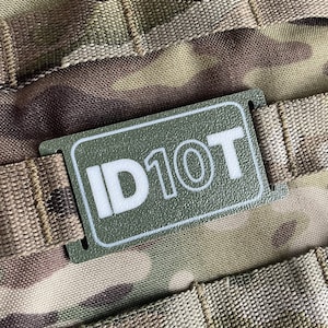 Tactical Molle Tag/Patch - ID10T