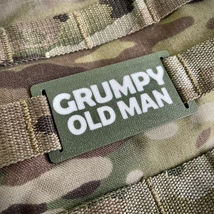 Tactical Molle Tag/Patch - Grumpy Old Man - Airsoft