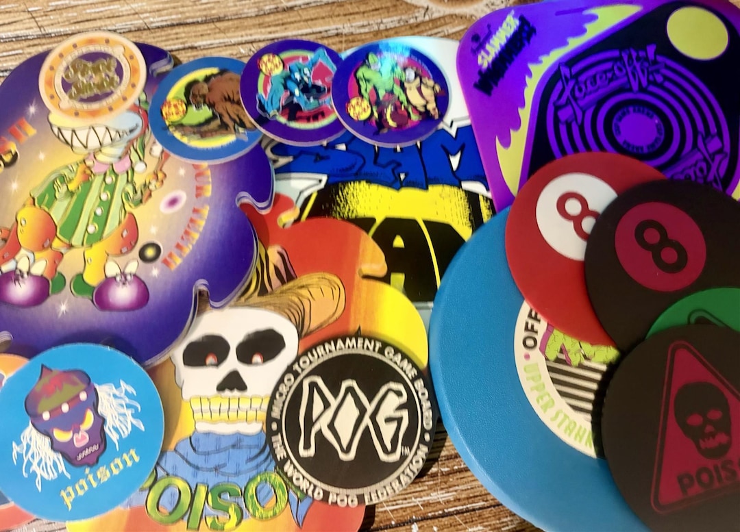 Pog Disc 90 ’s POG Playing Boards - Various Sizes - Etsy