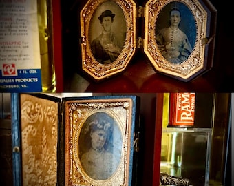 Antique 1840s–1860s Cased Daguerreotypes - Sold Separately