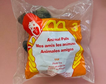 1997 Happy Meal “Animal Pals - Peluche Yak” Sellado en paquete