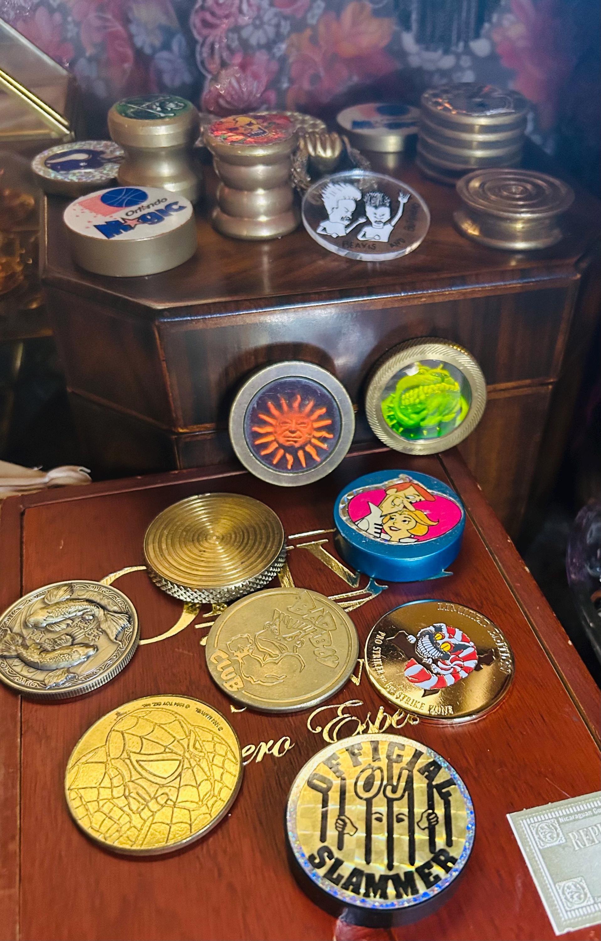 90's POG Specialty Slammers - Holographic - Tower - Thick Brass